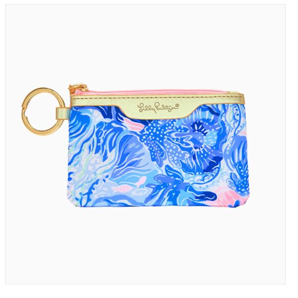Lilly Pulitzer Key Id Case in Shade Seekers, New - Picture 1 of 3